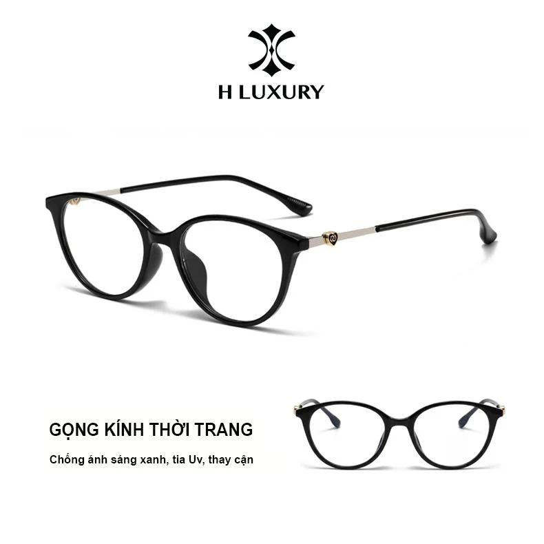Gọng Kính Cận V26 Chống Ánh Sáng Xanh Và Tia UV Dành Cho Nữ Thiết Kế Trẻ Trung Dễ Thương