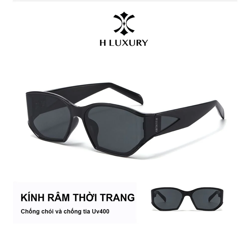 Kính Râm Thời Trang Mắt Mèo Nam Nữ Cao Cấp Thiết Kế Độc Đáo V30-2 Chống Nắng Tia UV Thích Hợp Đi Dạo Phố Du Lịch Đi Biển