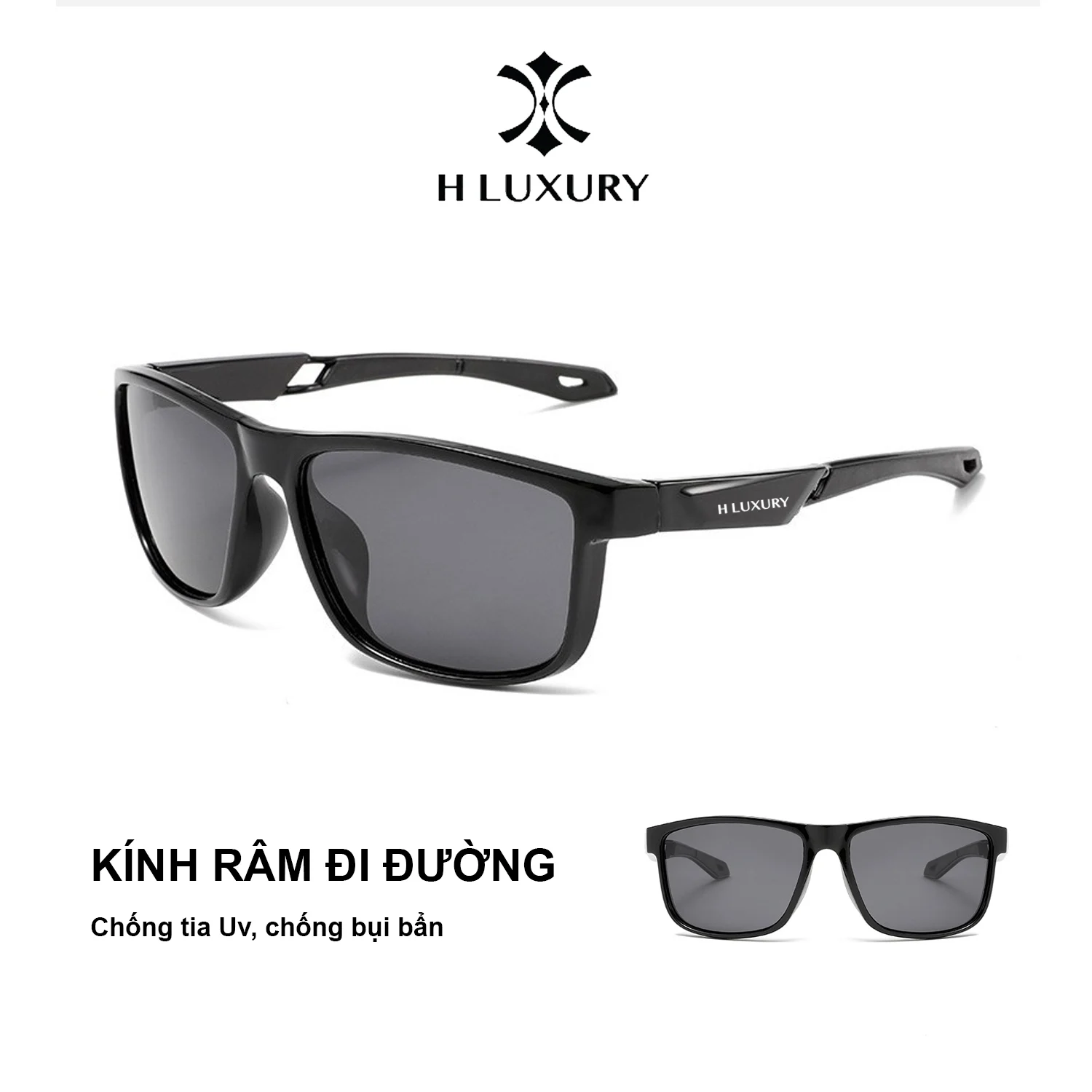 Kính râm V10 đổi màu, kính râm đi đêm, kính râm thời trang cao cấp phân cực chống tia UV và chói lóa dành cho nam nữ